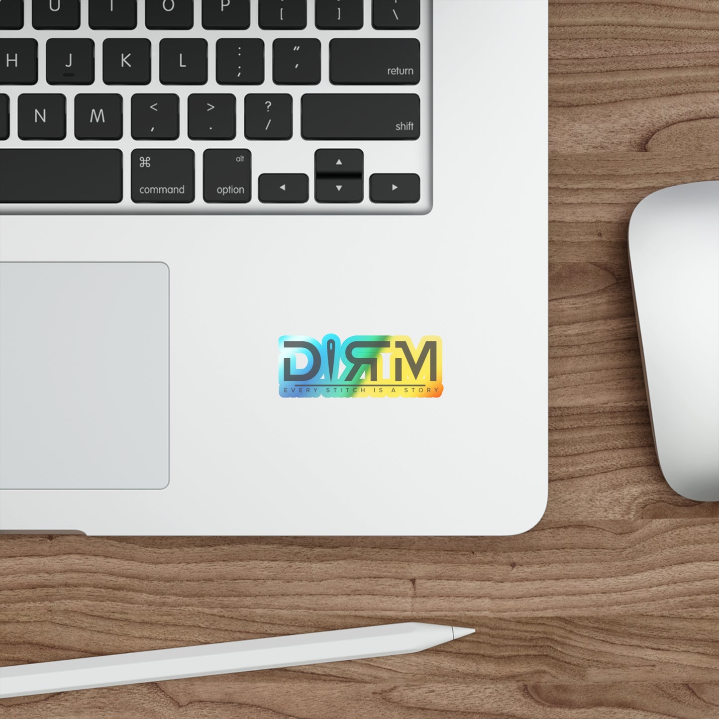 Holographic Die-cut DIRM Sticker