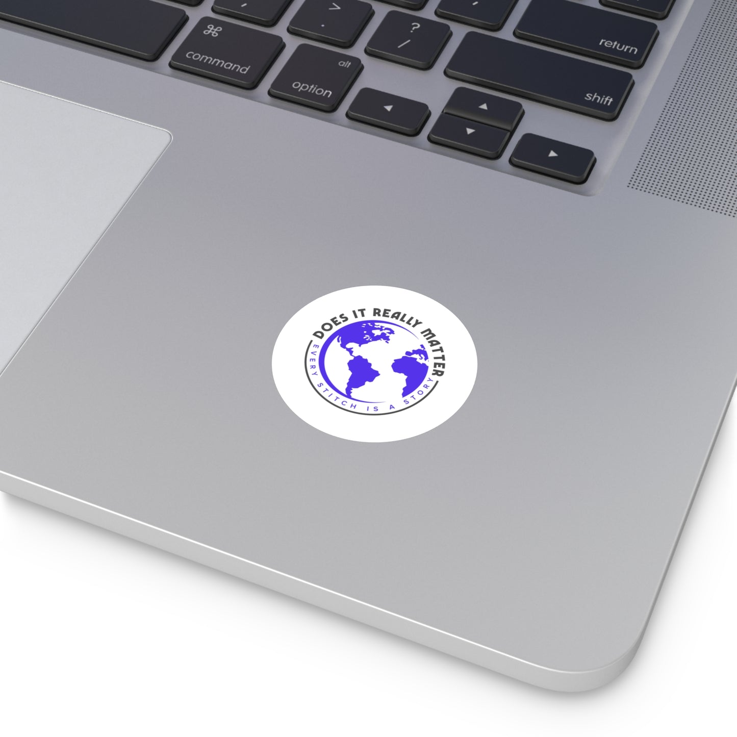 Round Does It Really Matter Stickers, Indoor\Outdoor