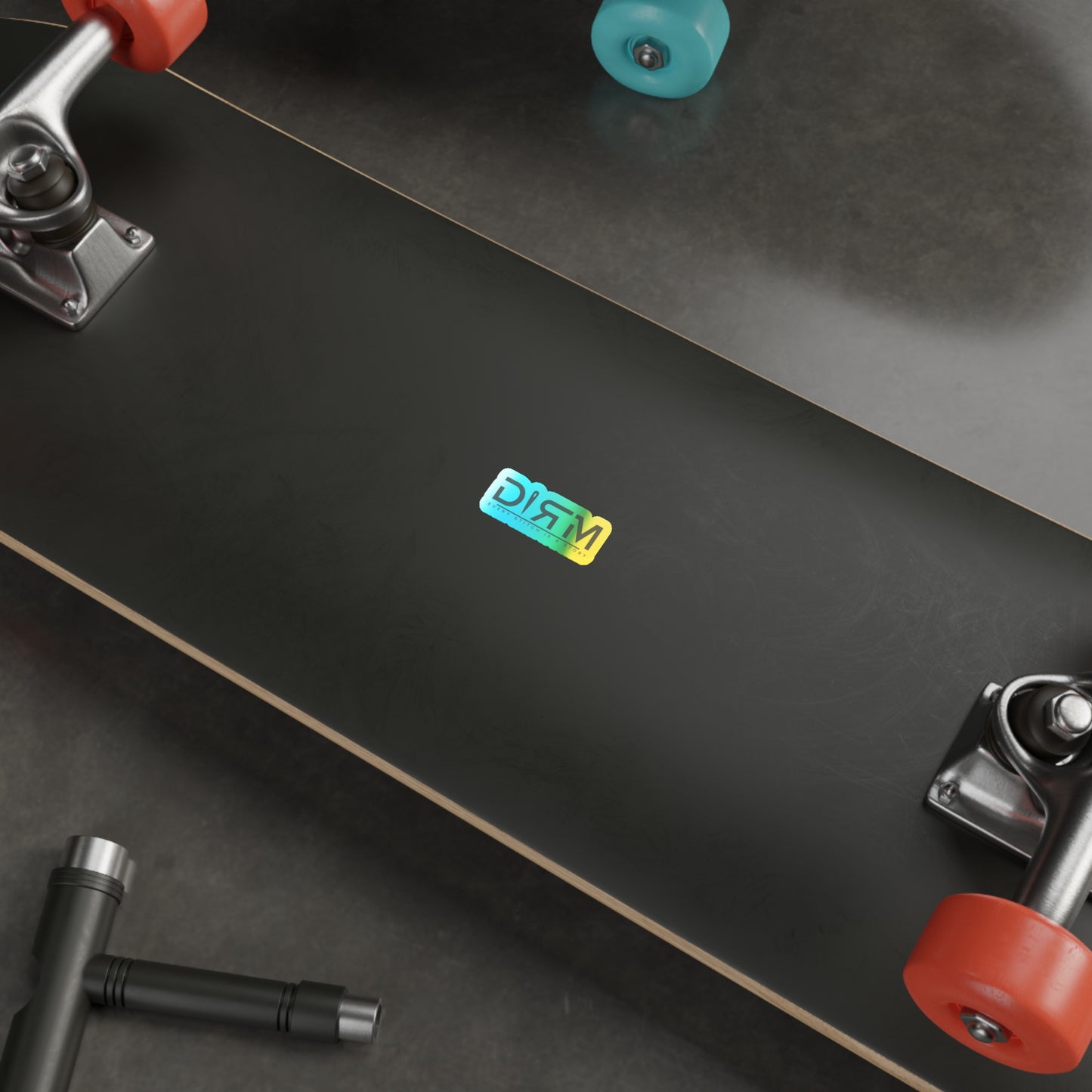 Holographic Die-cut DIRM Sticker