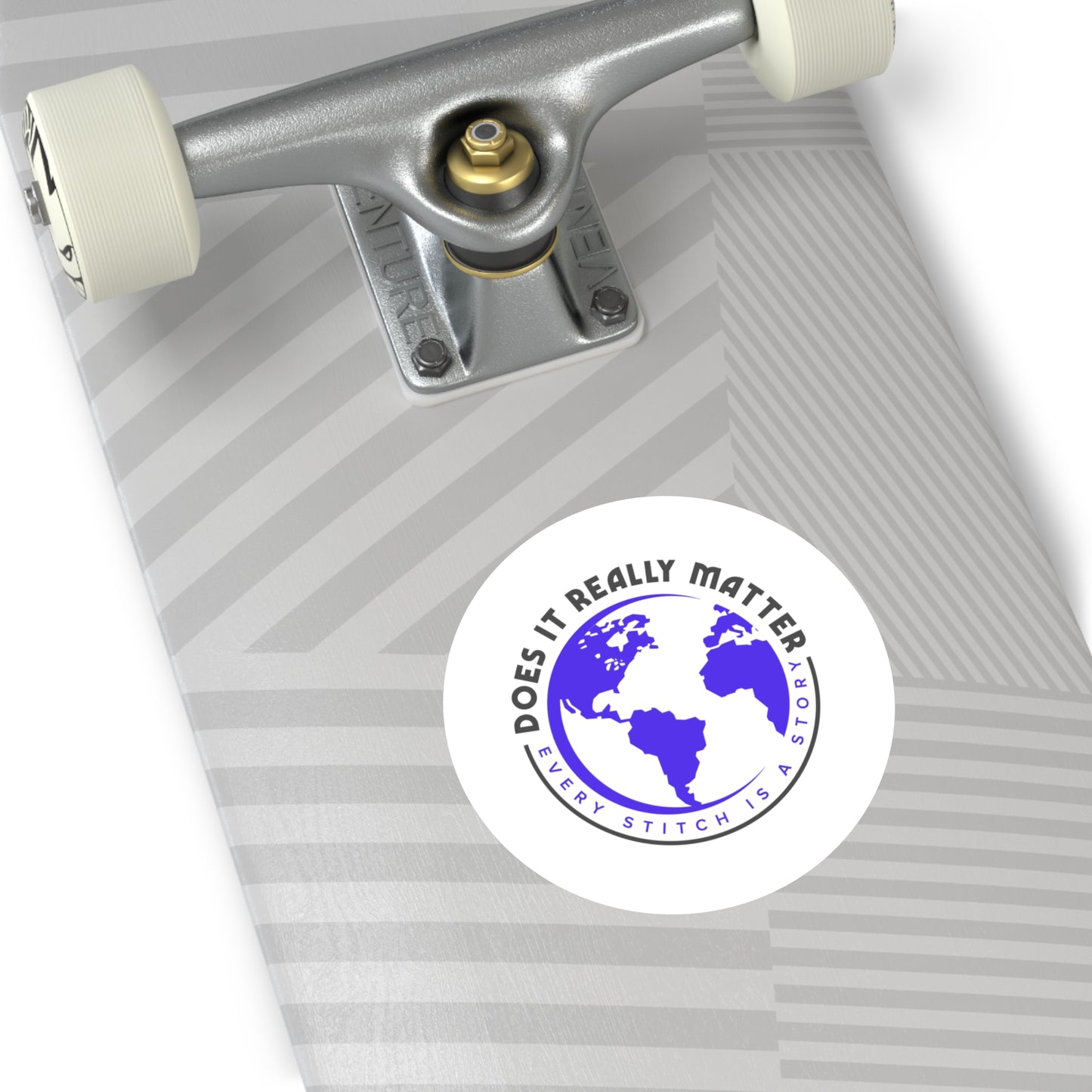 Round Does It Really Matter Stickers, Indoor\Outdoor