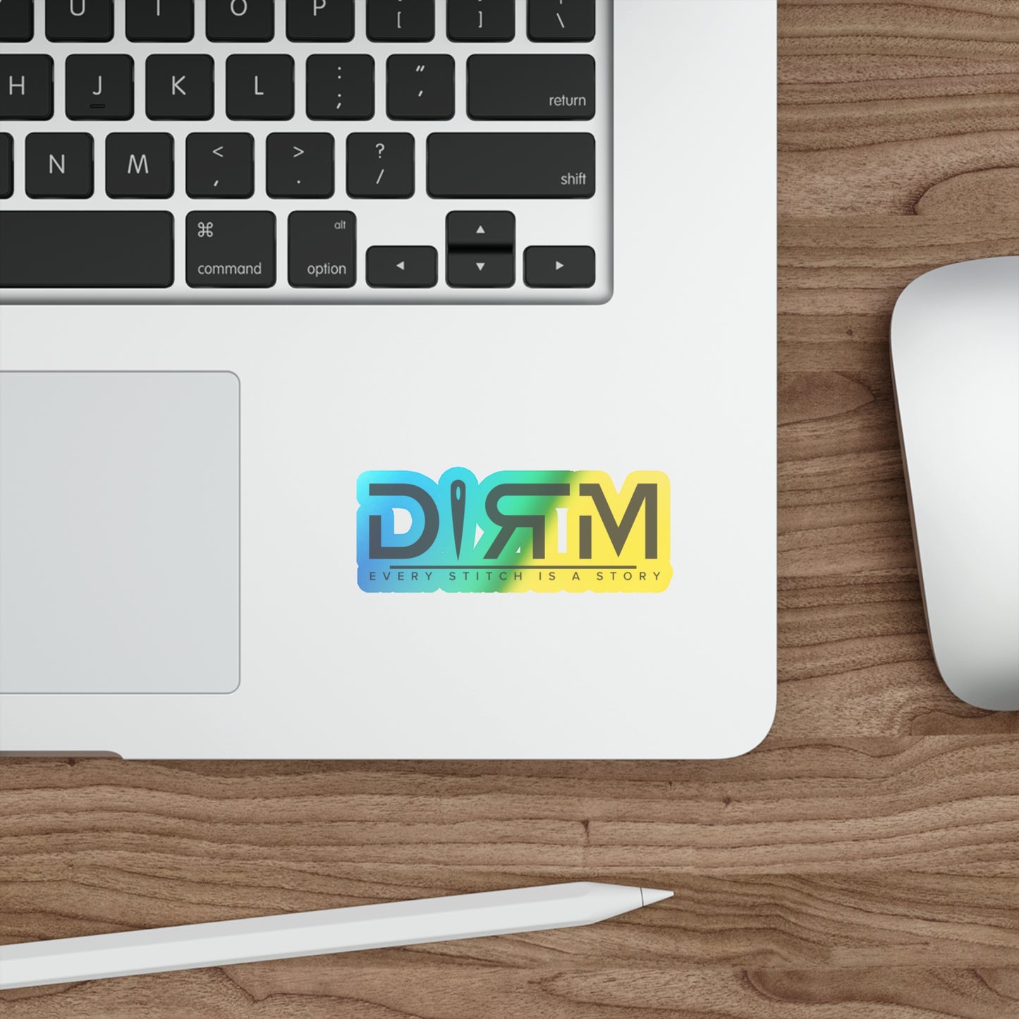Holographic Die-cut DIRM Sticker