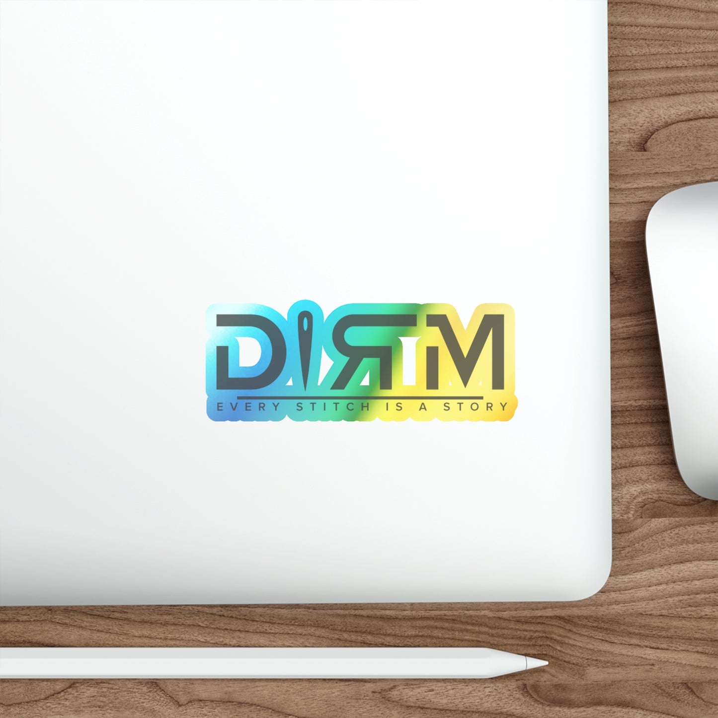 Holographic Die-cut DIRM Sticker