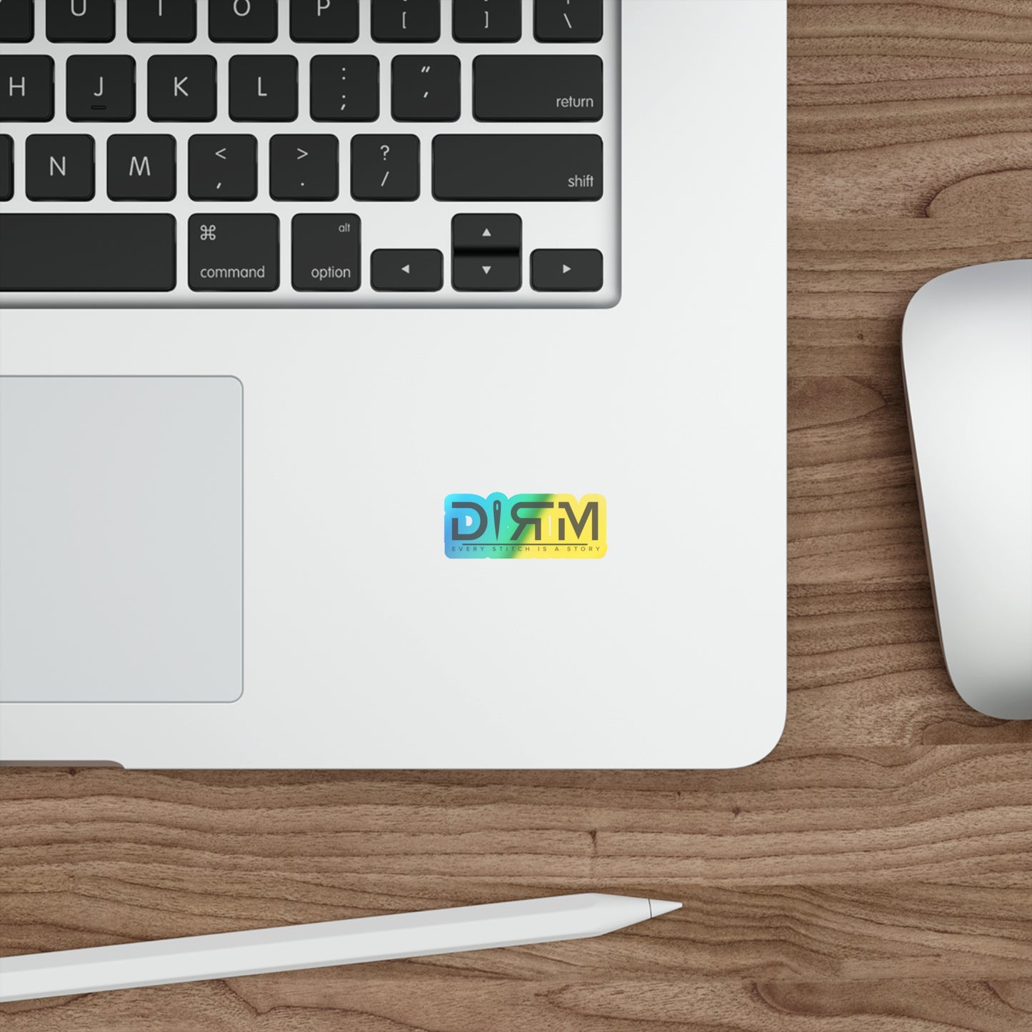 Holographic Die-cut DIRM Sticker