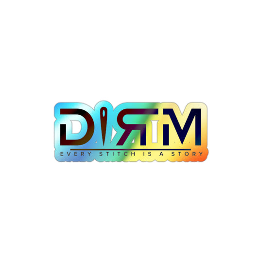 Holographic Die-cut DIRM Sticker
