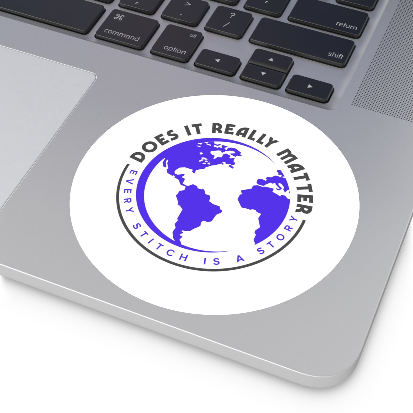 Round Does It Really Matter Stickers, Indoor\Outdoor